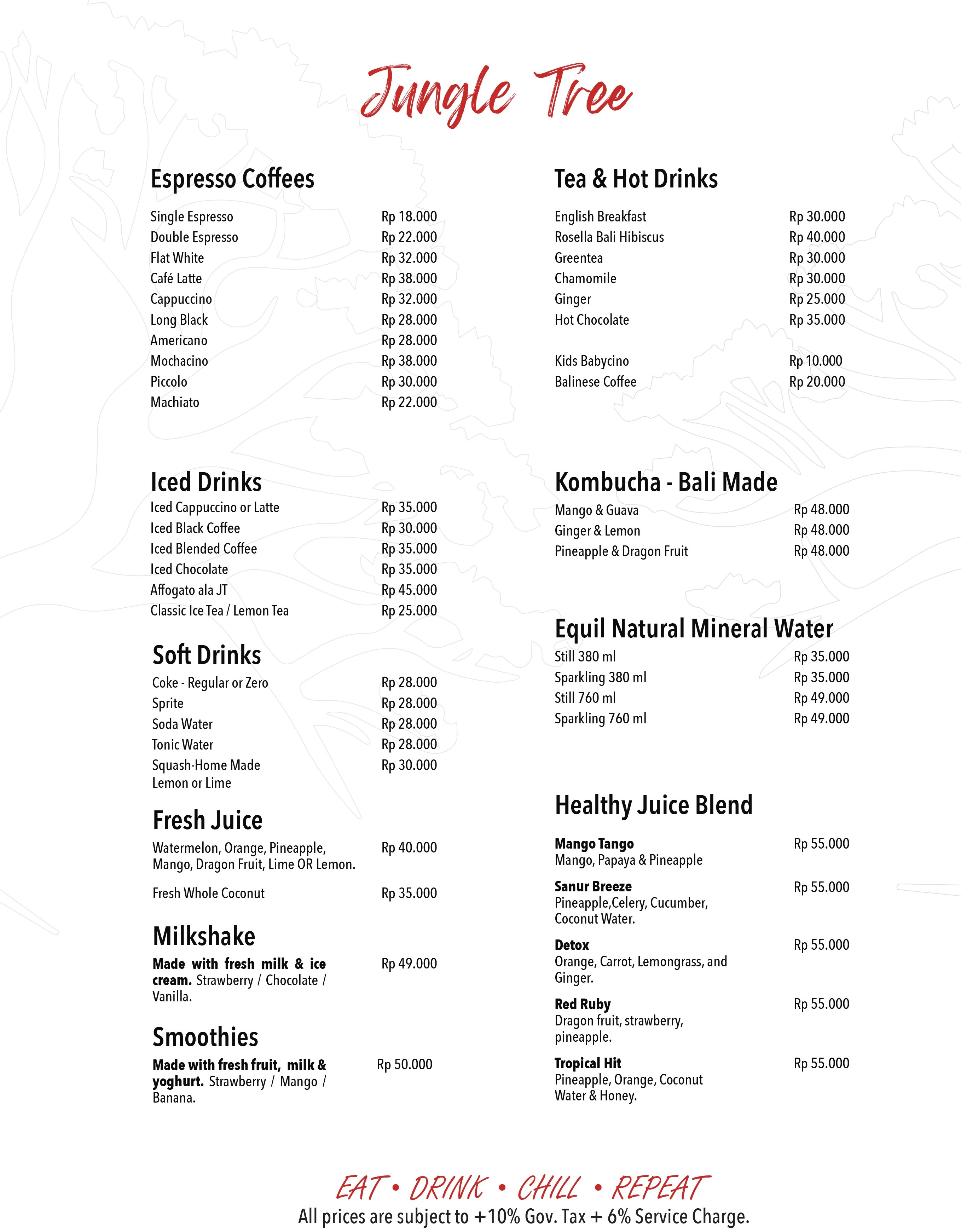 Breakfast-Coffee-Juices